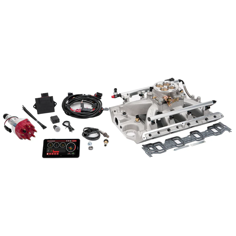 Edelbrock Pro Flo 4 EFI System Seq Port BB Ford 390-428ci 625 Max HP 35lb/hr Satin Finish - Image 2