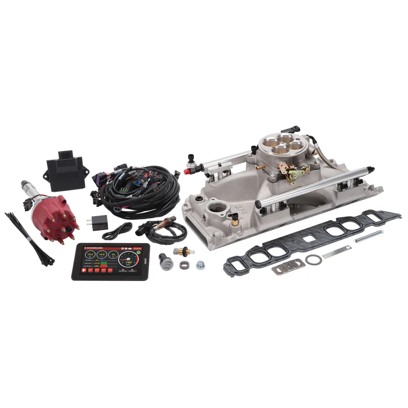 Edelbrock Pro Flo 4 EFI System Seq Port BBC Oval Port 850 Max HP 60lb/hr Satin Finish - Image 2