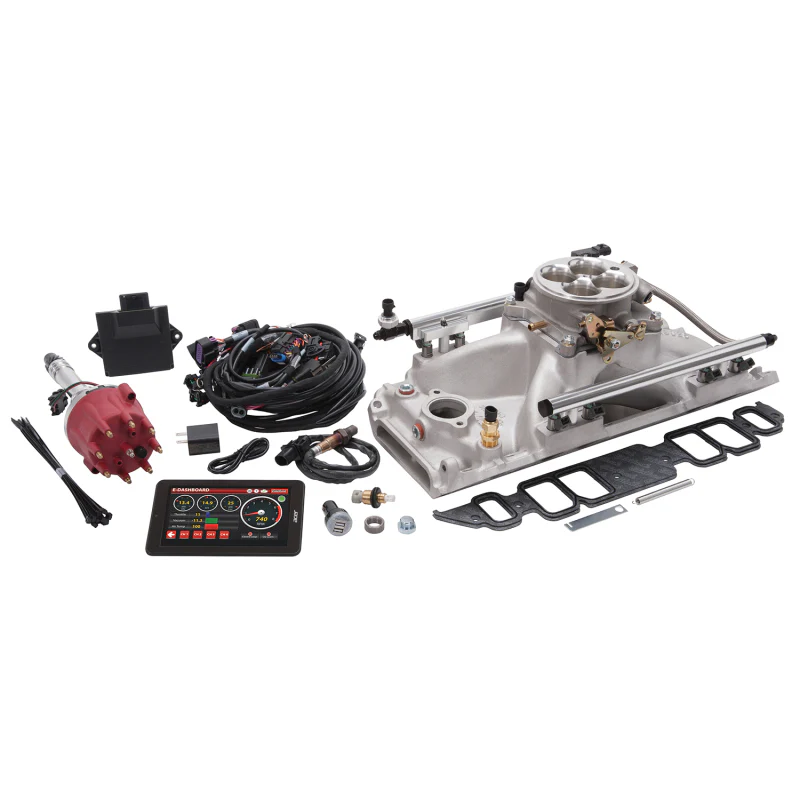 Edelbrock Pro Flo 4 EFI System Seq Port BBC Rect Port 625 Max HP 35lb/hr Satin Finish - Image 3