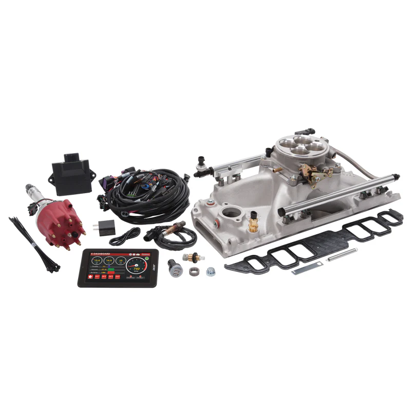 Edelbrock Pro Flo 4 EFI System Seq Port BBC Rect Port 9.8 Deck 775 Max HP 60lb/hr Satin Finish - Image 2