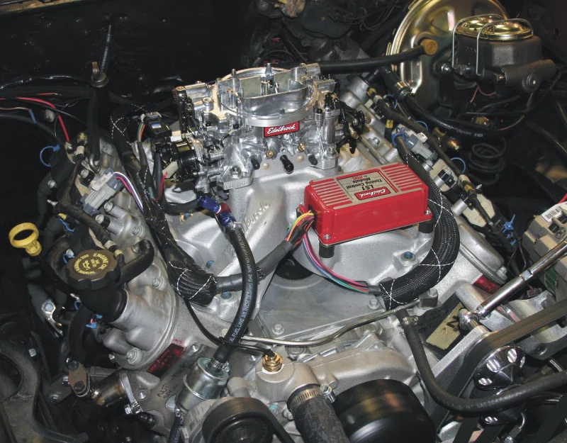 Edelbrock SBC LS1 Carbureted Manifold - Image 12