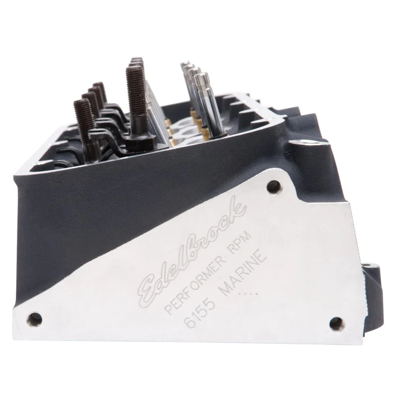 Edelbrock Single Marine BBC Rect Port Head w/ Valves - Image 12
