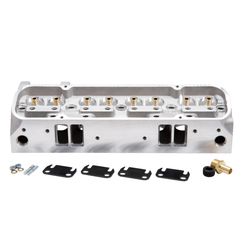 Edelbrock Single Perf Pontiac 72cc Head Bare - Image 2