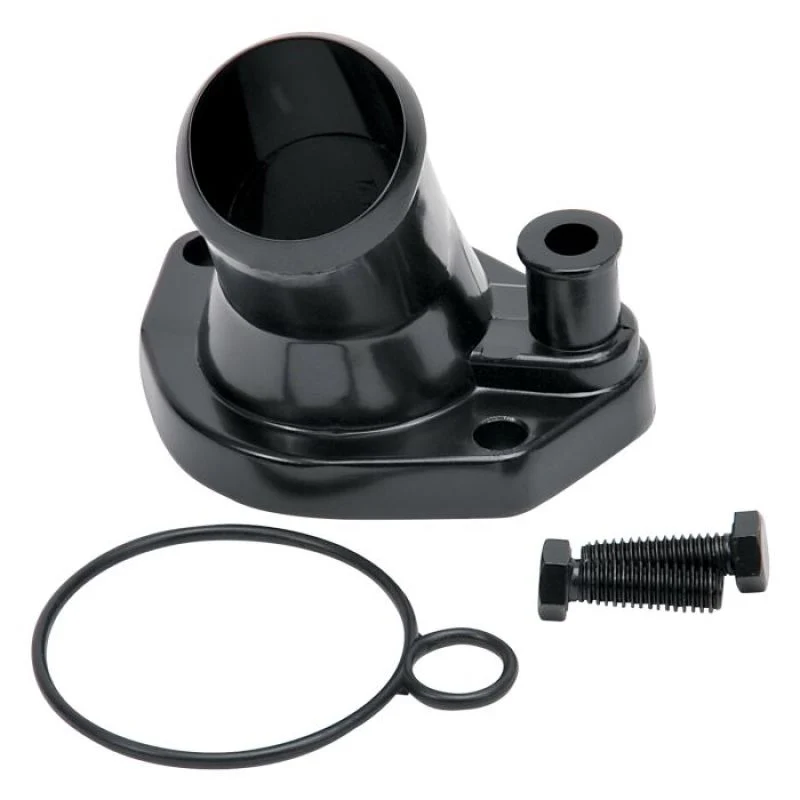 Edelbrock Steel Water Neck for Ford Small Block Windsor - Black - Image 4