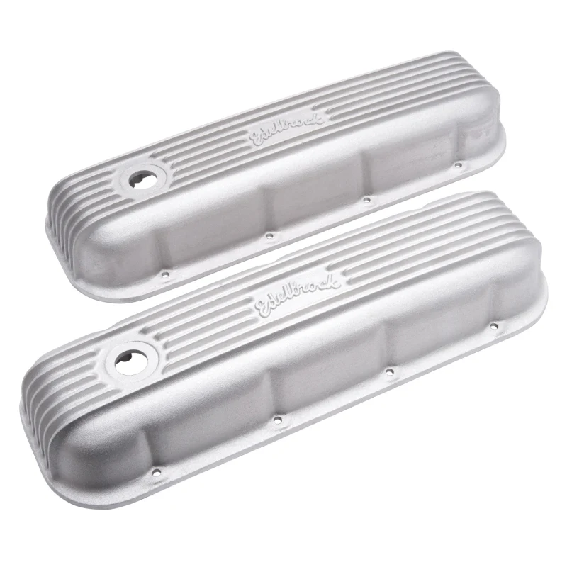 Edelbrock Valve Cover Classic Series Chevrolet 1965 and Later 396-502 V8 Satin - Image 7