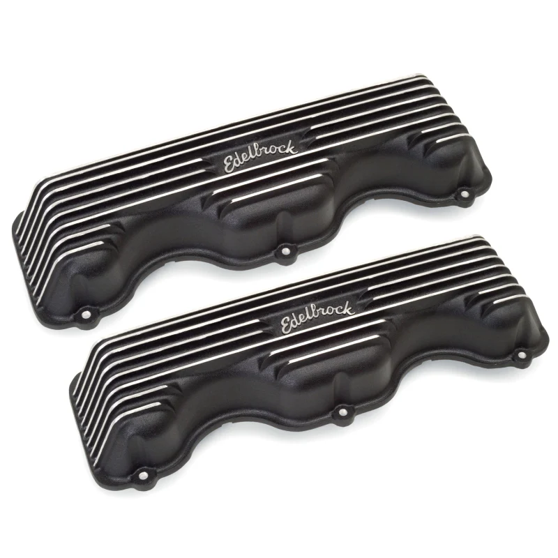 Edelbrock Valve Cover Classic Series Chevrolet W 348/409 CI V8 Black - Image 4