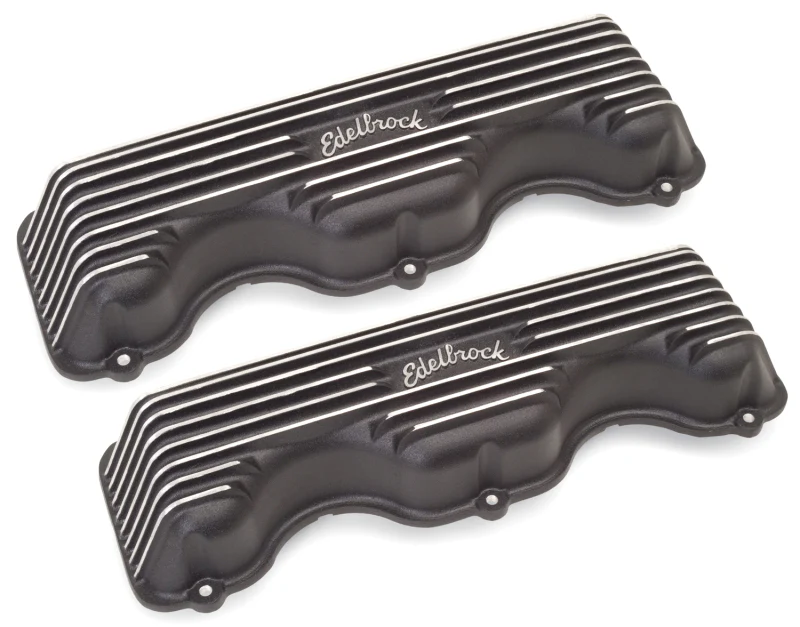 Edelbrock Valve Cover Classic Series Chevrolet W 348/409 CI V8 Black - Image 6