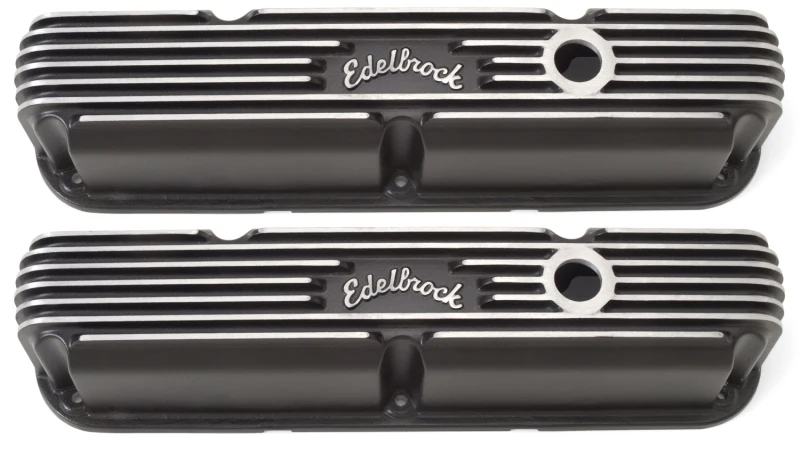 Edelbrock Valve Cover Classic Series Chrysler La 318-340-360 CI V8 Black - Image 2