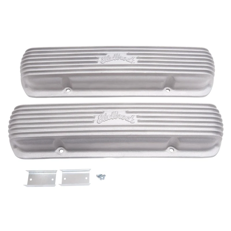 Edelbrock Valve Cover Classic Series Pontiac 1962-1979 301-455 CI V8 Satin - Image 2