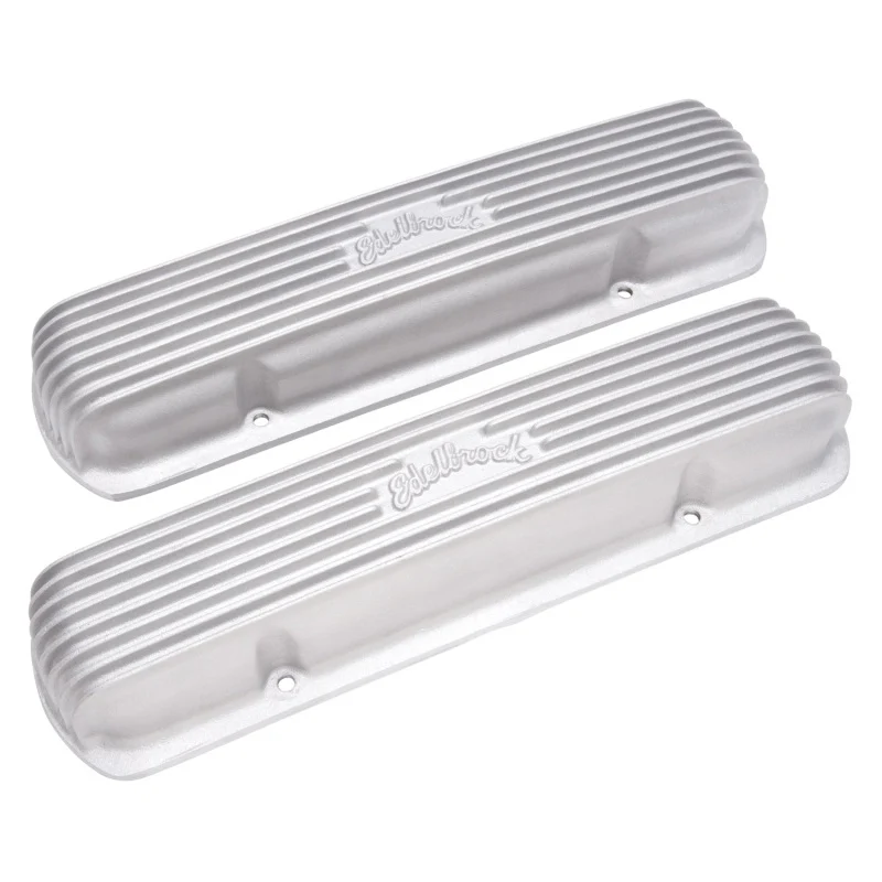 Edelbrock Valve Cover Classic Series Pontiac 1962-1979 301-455 CI V8 Satin - Image 3