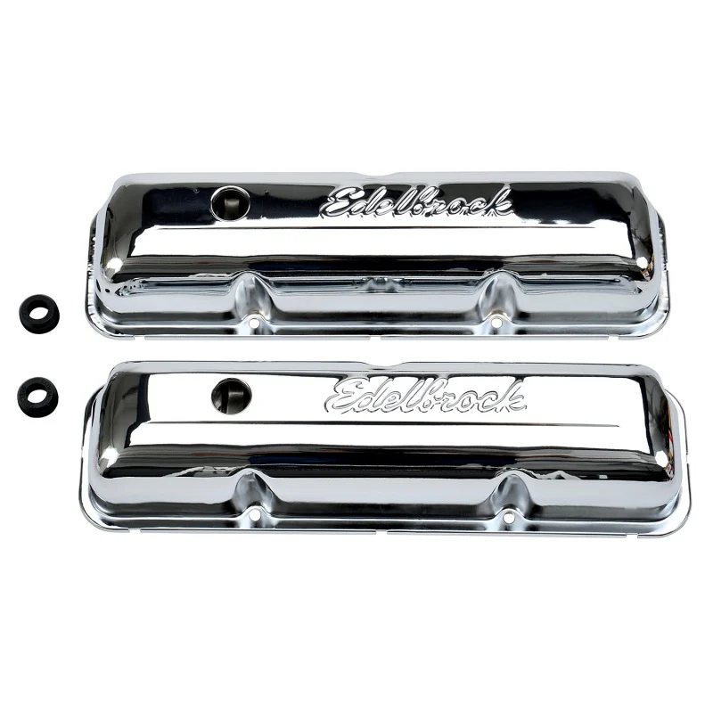 Edelbrock Valve Cover Signature Series Ford 1958-1976 FE V8 Chrome - Image 3