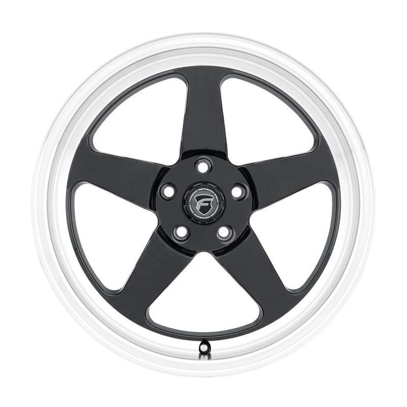Forgestar D5 Drag 18x9.0 / 5x114.3 BP / ET35 / 6.4in BS Gloss Black Wheel - Image 2