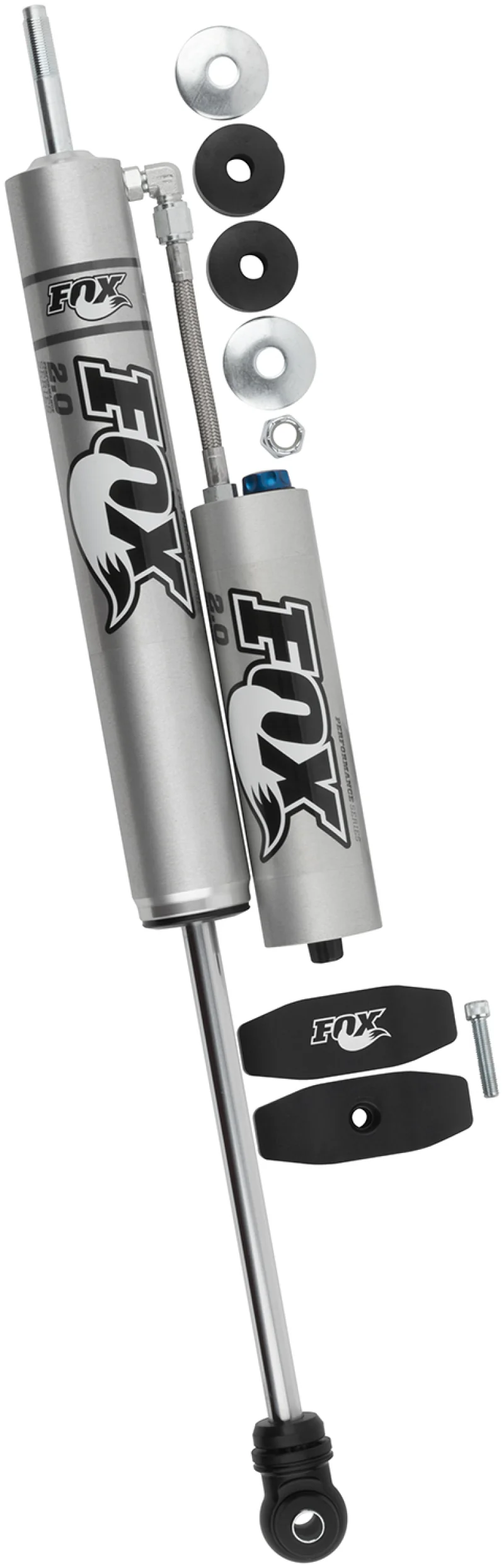 Fox 07+ Jeep JK 2.0 Factory Series 9.6in. Smooth Body R/R Front Shock w/CD Adj. / 1.5-3.5in. Lift - Image 9