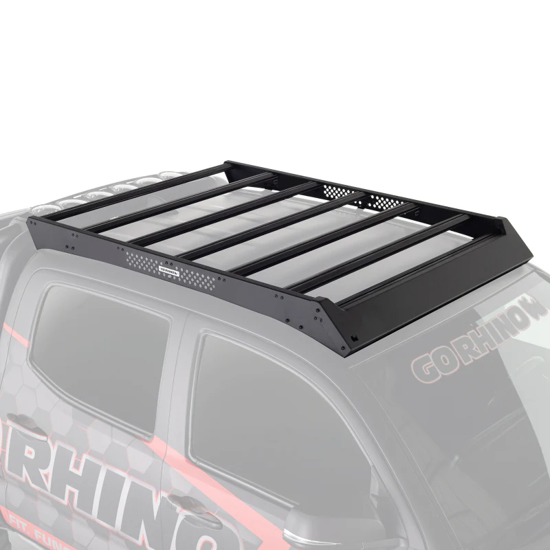 Go Rhino 24-25 Toyota Tacoma Double Cab Pickup Ceros Low Profile Roof Rack - Tex. Blk - Image 3