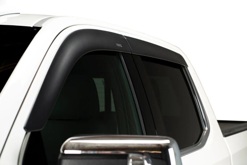 Husky Liners 07-13 Chevrolet Silverado 1500/2500/3500HD CC Ventvisor Low Profile 4pc - Matte Black