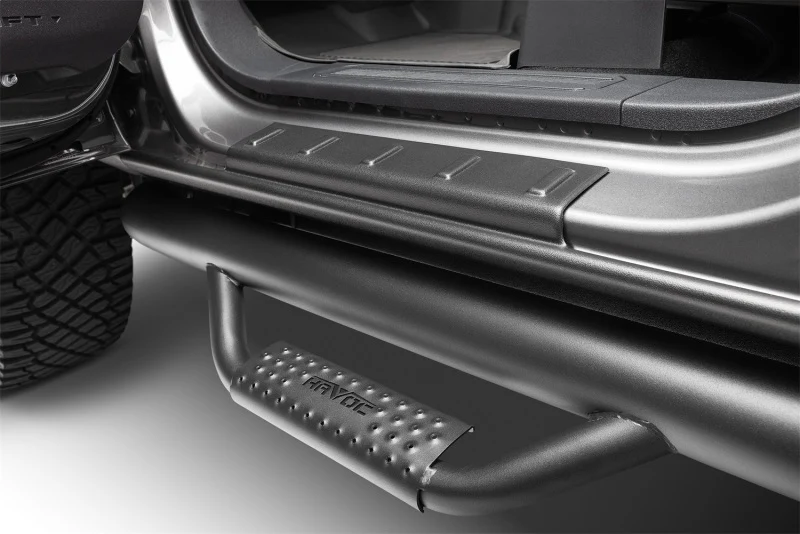 Husky Liners 07-13 GMC Sierra 1500 CC Trail Armor Rocker Panel & Sill Plate Cover (4pc) - Tex. Blk - Image 3