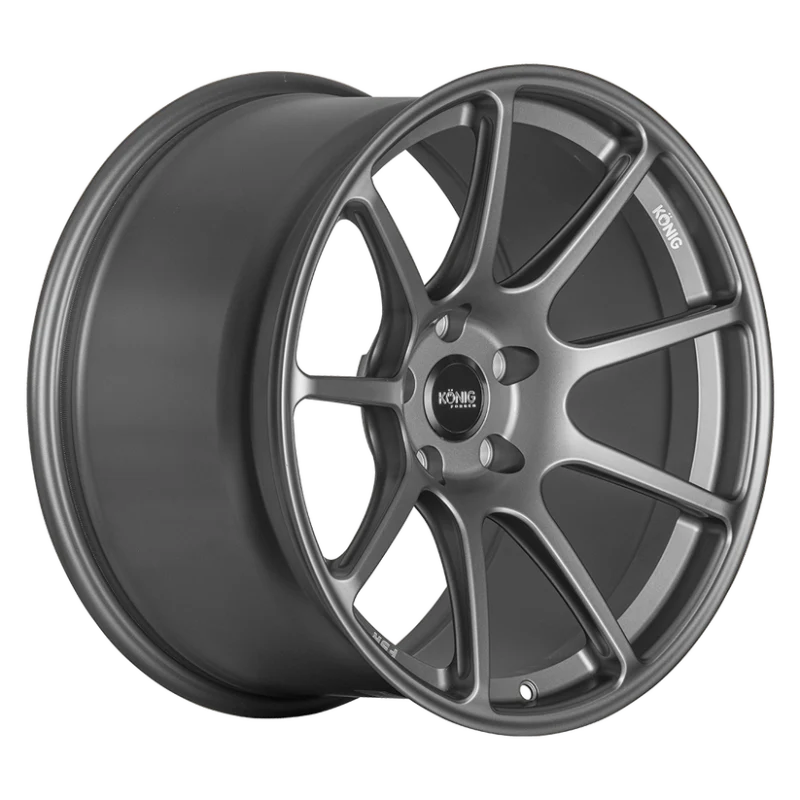 Konig Forged F5R 18x8.5 5x114.3 ET35 Ash Silver Wheel (Knurled Bead)