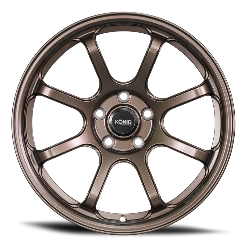 Konig Forged F6SX 17x10 5x114.3 ET45 Race Bronze Wheel (Knurled Bead)