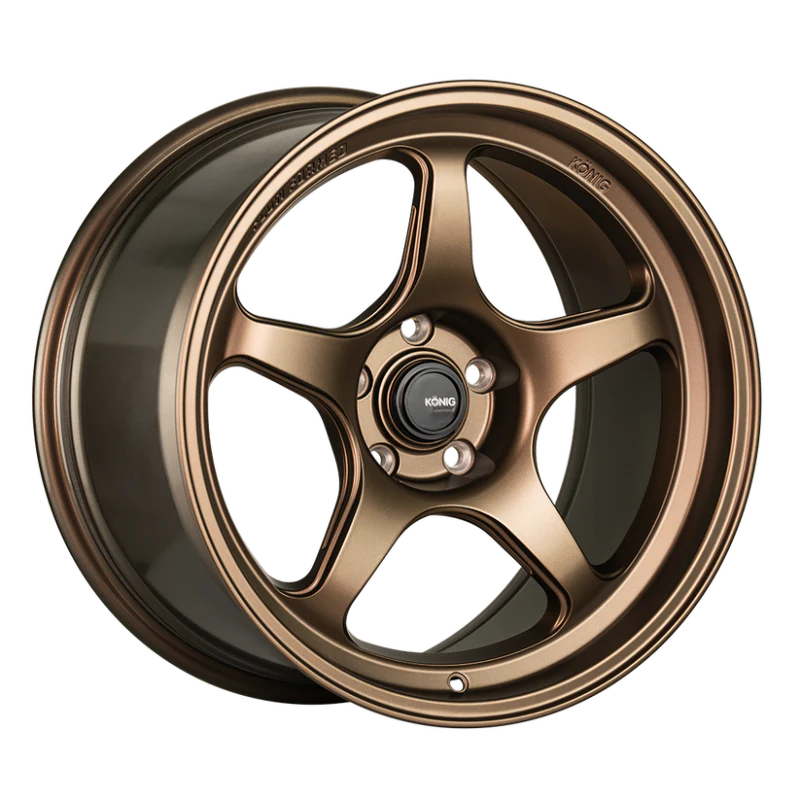 Konig Hyperspec 18x8.5A 5x112 ET42 Matte Bronze Wheel (Knurled Bead)