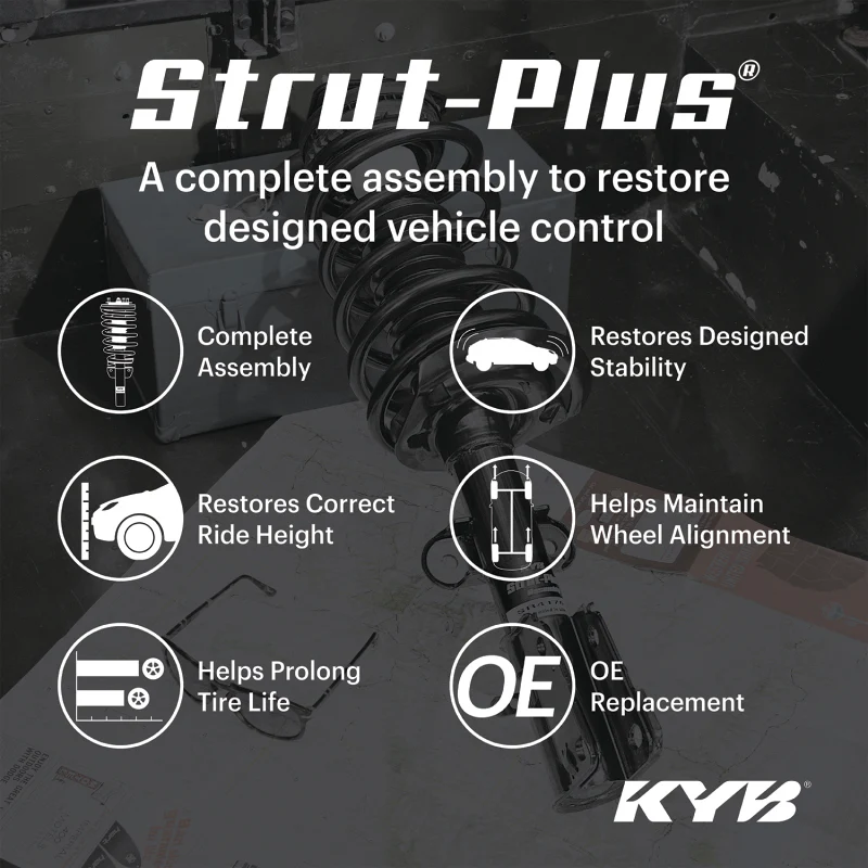 KYB 07-13 Acura MDX (Exc. Elec. Adj. Susp.) Shocks & Struts Strut-Plus - Front Left - Image 3