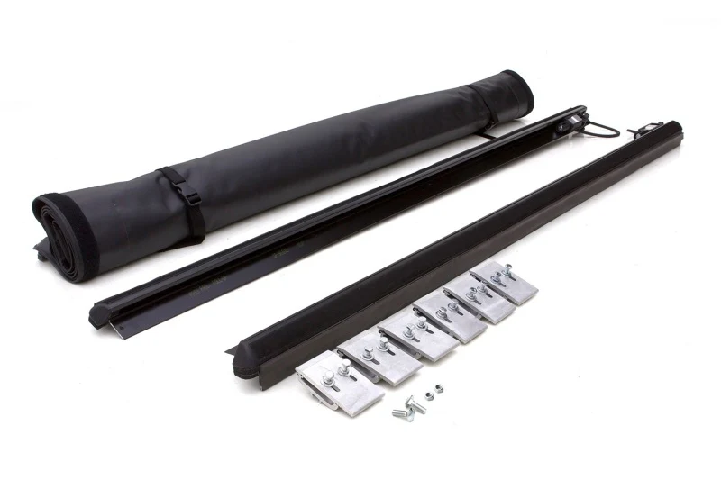 Lund 02-17 Dodge Ram 1500 (6.5ft. Bed) Genesis Elite Roll Up Tonneau Cover - Black - Image 9