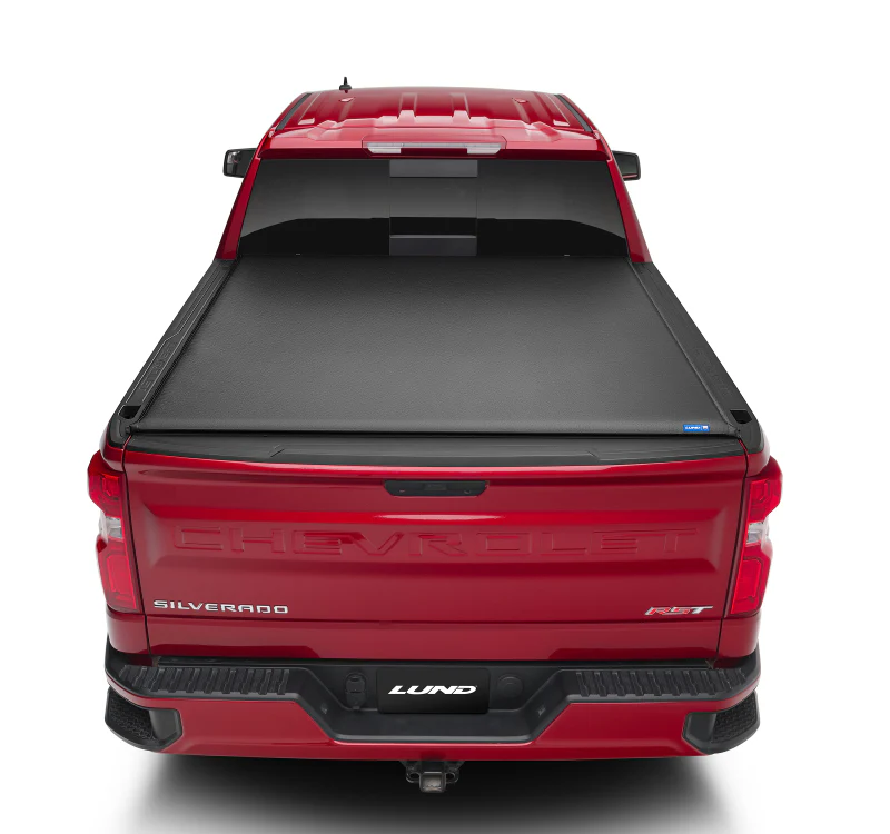 Lund 07-17 Chevy Silverado 1500 (5.5ft. Bed) Genesis Roll Up Tonneau Cover - Black - Image 9
