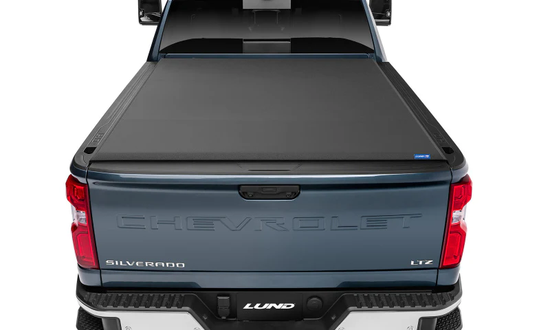 Lund 07-17 Chevy Silverado 1500 (6.5ft. Bed) Genesis Elite Roll Up Tonneau Cover - Black - Image 18