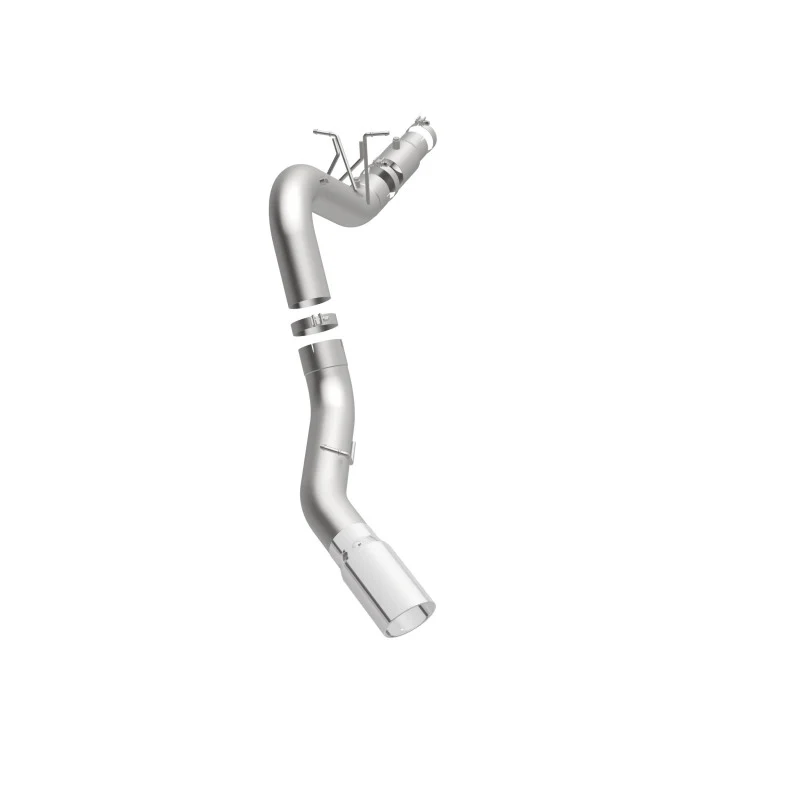 MagnaFlow SYS Cat-Back 2017 Chevrolet Silverado 6.6L Diesel Polished Single Wall 6in Tip - Image 5