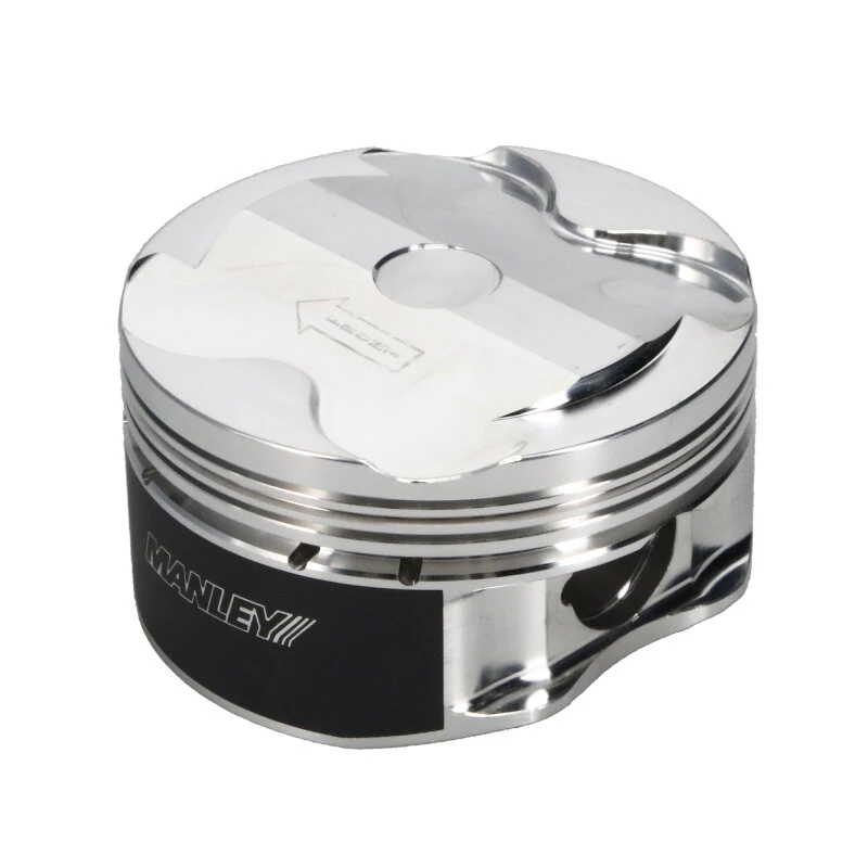 Manley 2018+ Ford Coyote 5.0L 6.75cc Dish 3.700in Bore 12:1 CR 22mm Pin Platinum Ext Duty Piston - Image 2