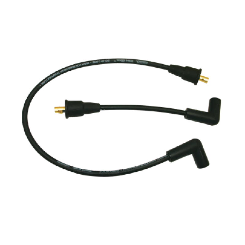 Moroso 71-78 Harley-Davidson XL Solid Stainless Core Wire Set - Black