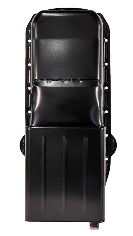 Moroso 80-85 SBC w/Passengers Side Dip Stick Dart SHP Chevy II Oil Pan - Black - Image 3