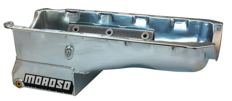 Moroso Chevrolet Big Block Mark IV Stroker Wet Sump 6.5qt 8in Steel Oil Pan - Image 4
