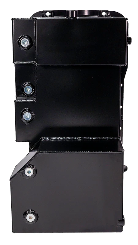 Moroso Ford 351W (w/Rear Sump & Billet End Seals) Power Pouch Wet Sump 7qt 9in Steel Oil Pan - Image 3