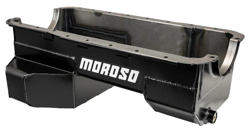 Moroso Ford 351W (w/Rear Sump & Billet End Seals) Road Race Baffled Wet Sump 7qt 7.5in Steel Oil Pan - Image 4