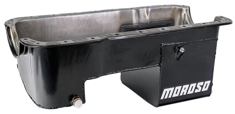Moroso Ford 351W (w/Rear Sump) Extra Deep Wet Sump 7qt 9in Steel Oil Pan - Image 2