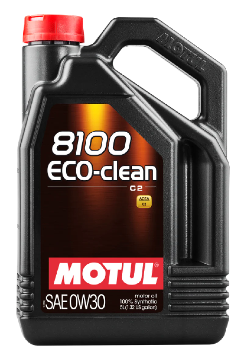Motul 5L Synthetic Engine Oil 8100 0W30 4x5L ECO-CLEAN  ACEA C2 API SM ST.JLR 03.5007 - Image 2
