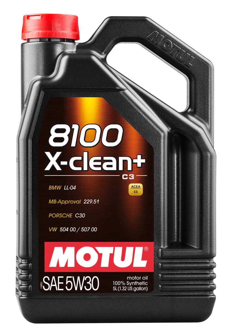 Motul 5L Synthetic Engine Oil 8100 5W30 X-CLEAN Plus - Image 2
