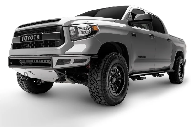 N-Fab M-RDS Front Bumper 14-17 Toyota Tundra - Gloss Black w/Silver Skid Plate - Image 2