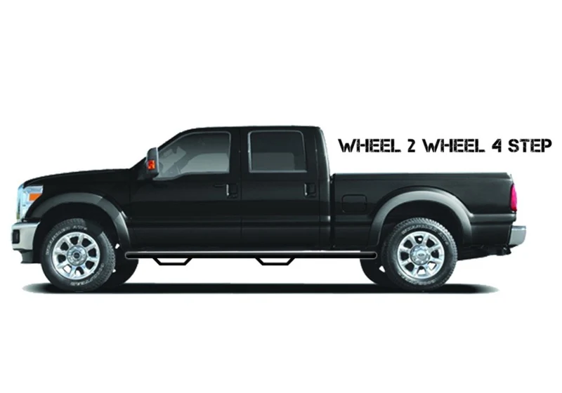 N-Fab Nerf Step 16-17 Toyota Tacoma Access Cab 6ft Bed - Tex. Black - W2W - SRW - 3in - Image 3
