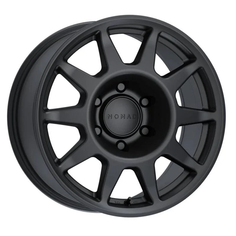 Nomad N505SB Touring 17x8.5in / 6X139.7 BP / -10mm Offset / 106.1mm Bore - Satin Black