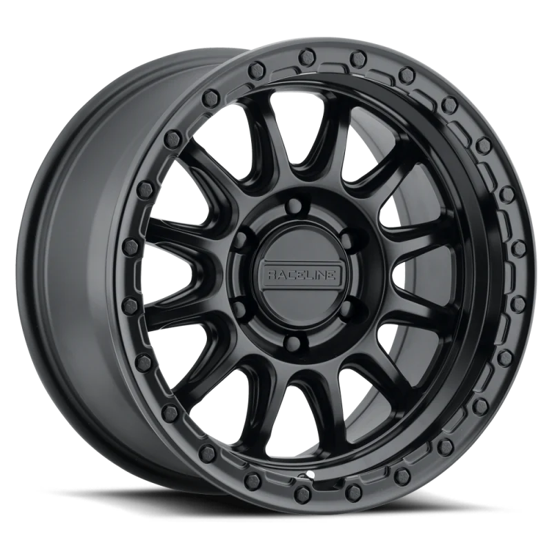 Raceline 960B Alpha 17x8.5in / 5X150 BP / 35mm Offset / 110.5mm Bore - Satin Black