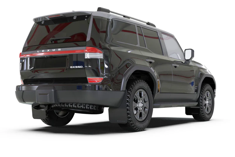 Rally Armor 24-25 Lexus GX 550 Luxury Black UR Mud Flap - Metallic Black Logo - Image 4