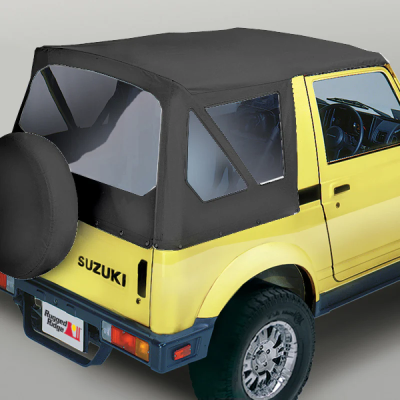 Rugged Ridge S-Top Black Denim Clear Windows Samurai - Image 2