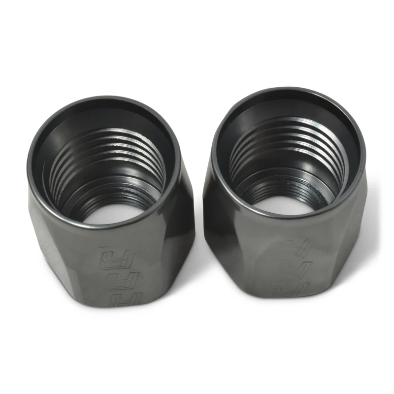 Russell Hose End Socket -10 AN Polished & Gray Anodized (2 Pack) - Image 6