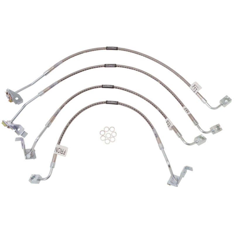 Russell Performance 07-08 Jeep Wrangler JK with 6in Lift Brake Line Kit - Image 2