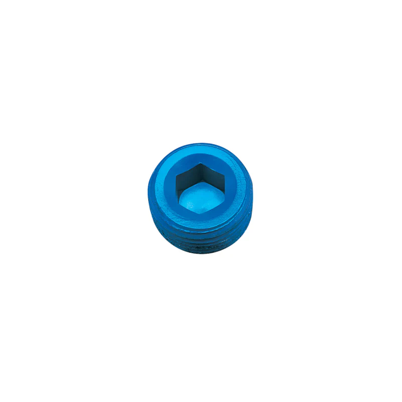 Russell Performance 1/4in Allen Socket Pipe Plug (Blue) - Image 2