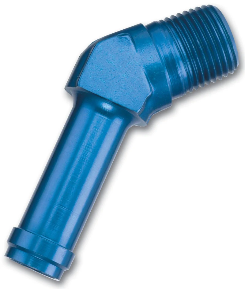 Russell Performance -10 AN 45 Degree 1/2in Pipe to 5/8in Tube Adapter - Image 2