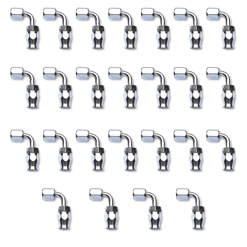 Russell Performance -10 AN Endura Pwerflex Power Steering 90 Degree Hose Ends(25 pcs.) - Image 2