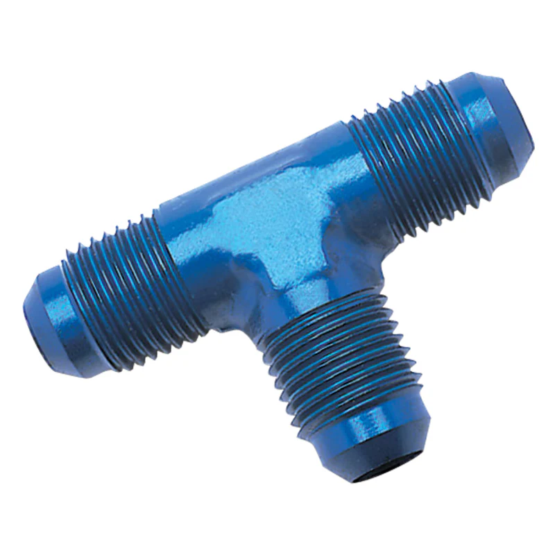Russell Performance -10 AN Flare Tee Fitting (Blue) - Image 2