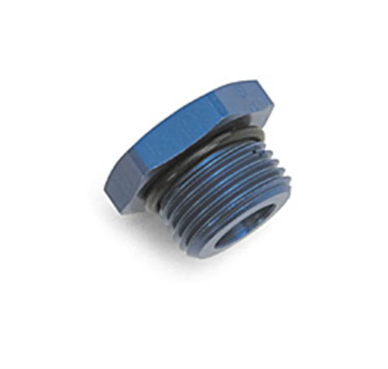 Russell Performance -10 AN Straight Thread Plug (Blue) - Image 2